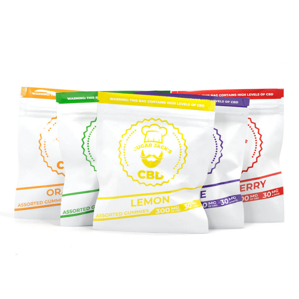 300mg CBD Assorted Gummies (Sugar Jack's)