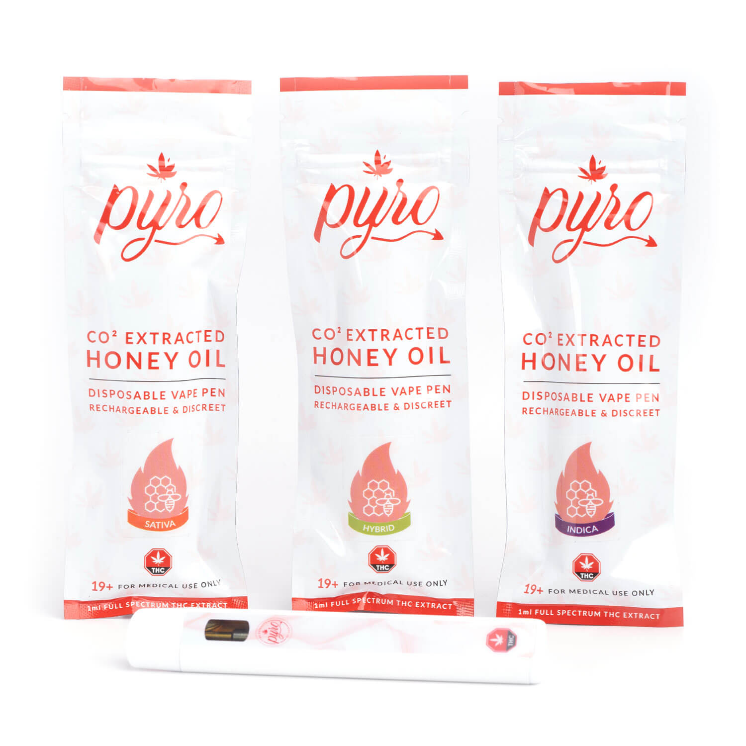Pyro Extracts Honey Oil Disposable Vapes