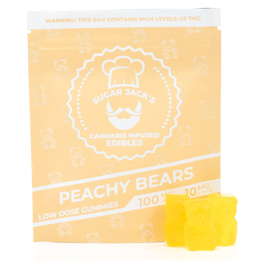 100mg Low Dose Peachy Bears (Sugar Jack's)