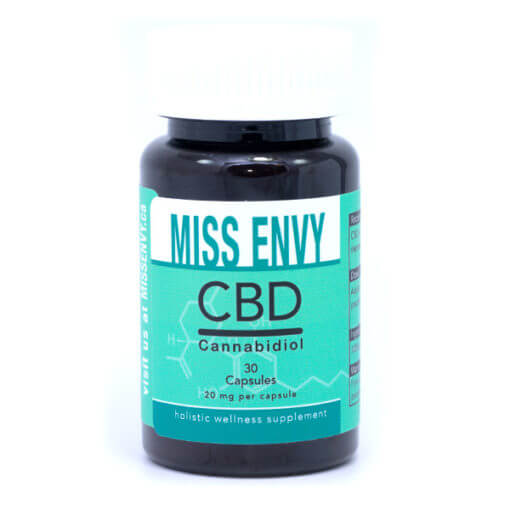 20mg CBD Capsules (Miss Envy)