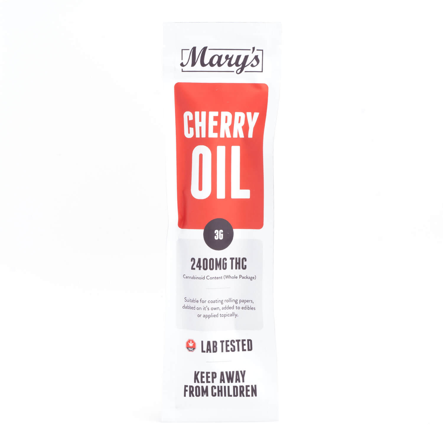 2400mg THC Cherry Oil (Mary's Edibles)