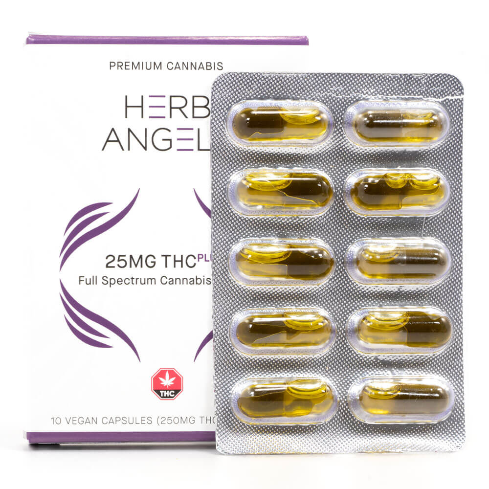 250mg THC Plus Capsules (Herb Angels)
