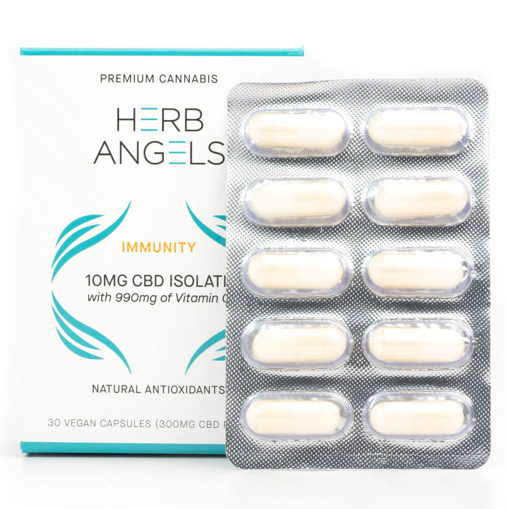 300mg CBD Immunity Capsules (Herb Angels)