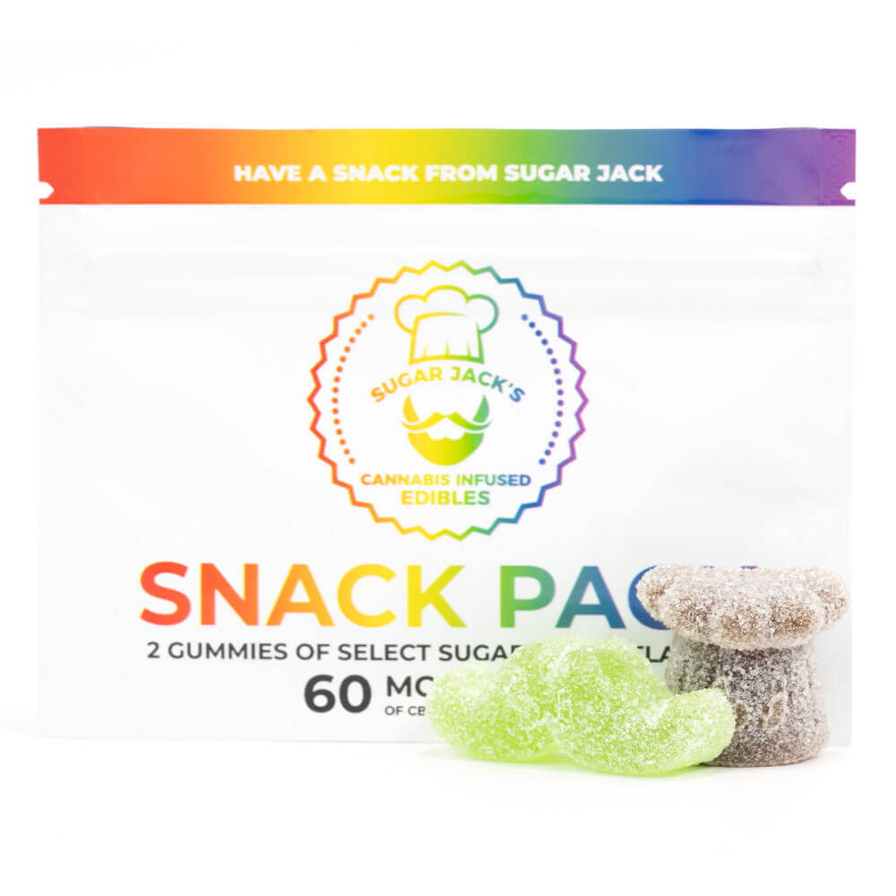 60mg CBD Snack Pack (Sugar Jack's)