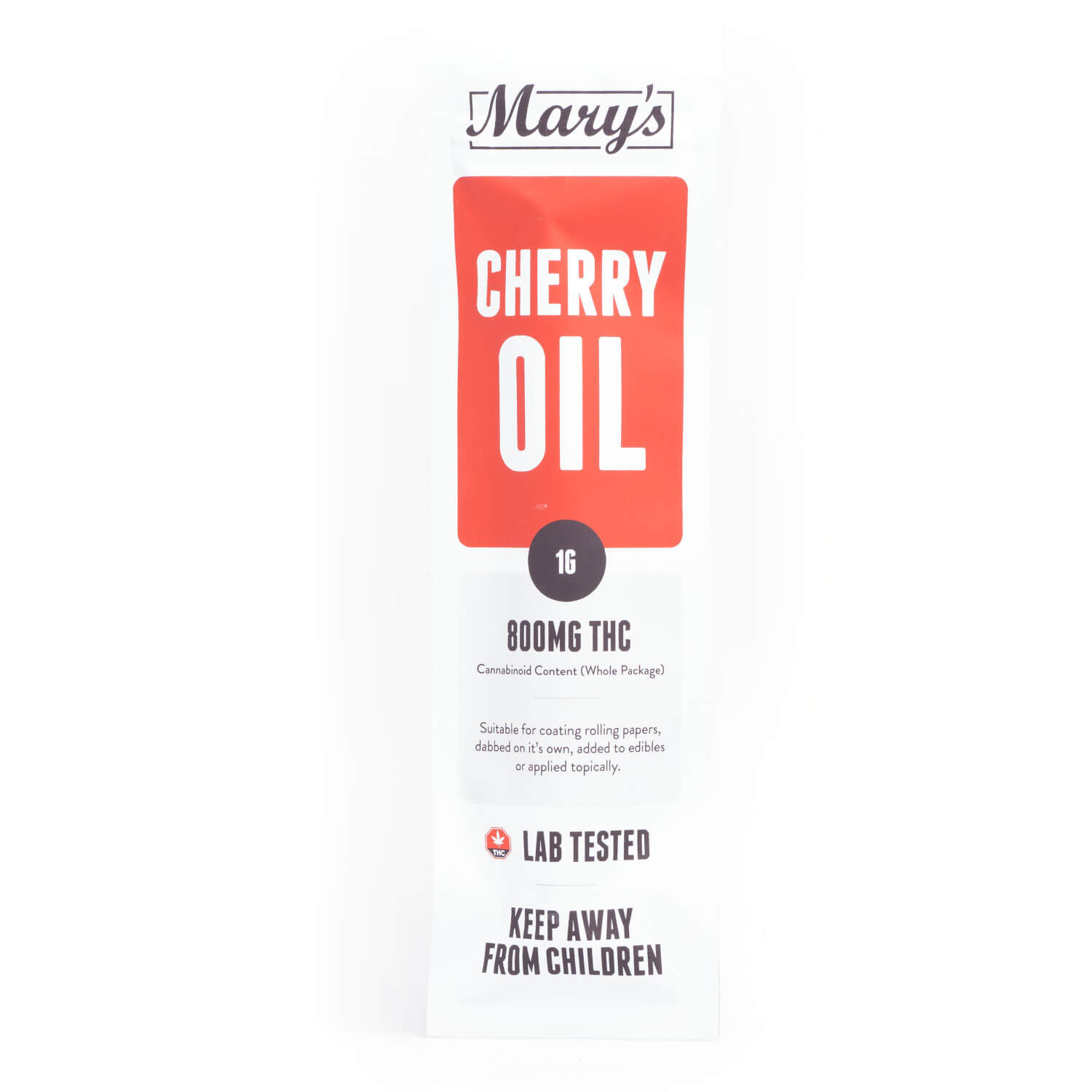 800mg THC Cherry Oil (Mary's Edibles)