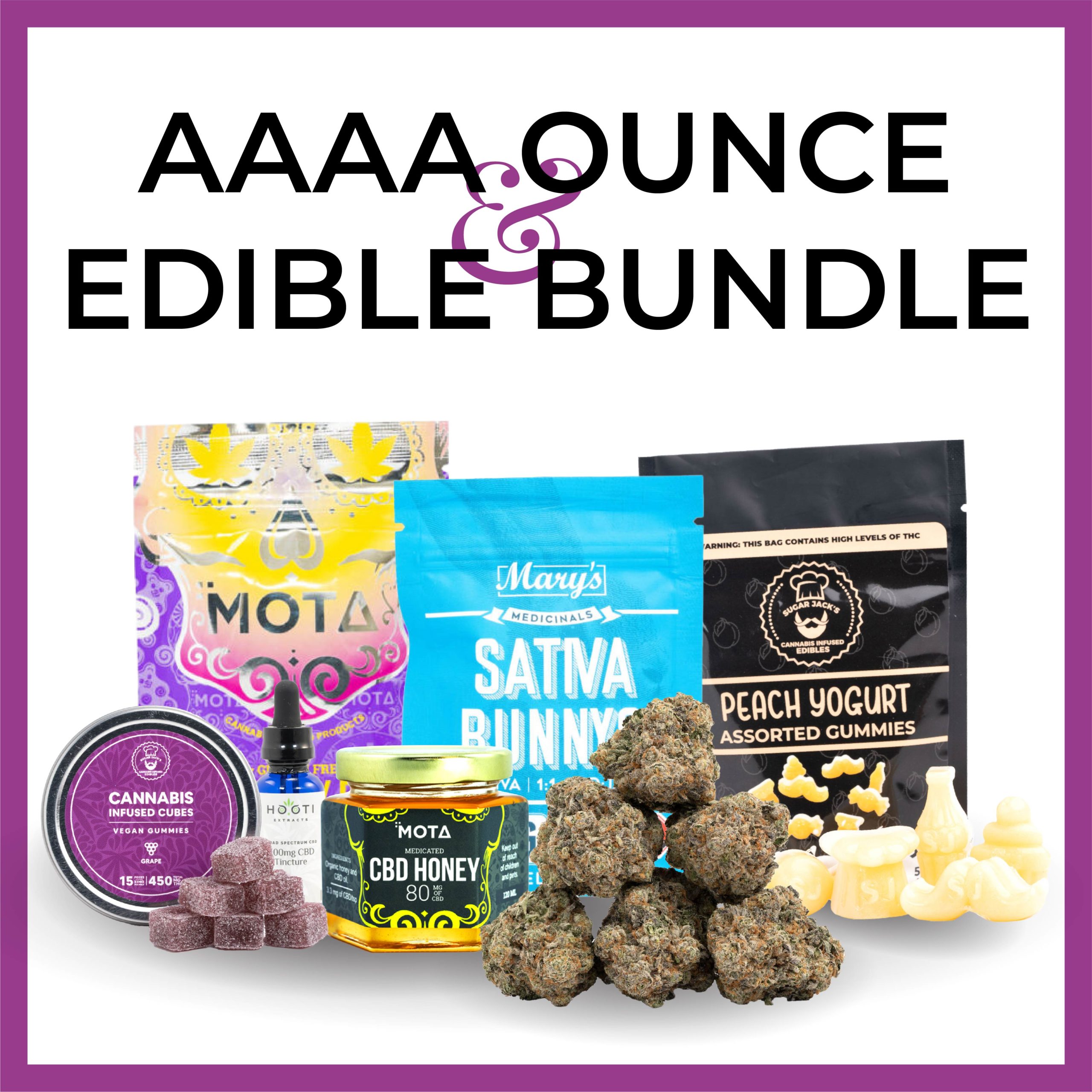 AAAA Ounce & Edible Bundle