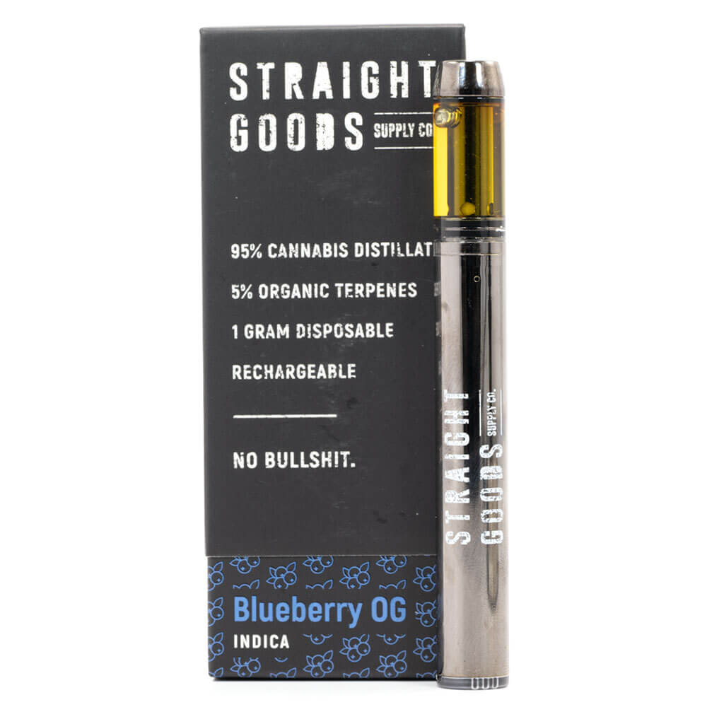 Blueberry OG Disposable Vape Pen (Straight Goods)