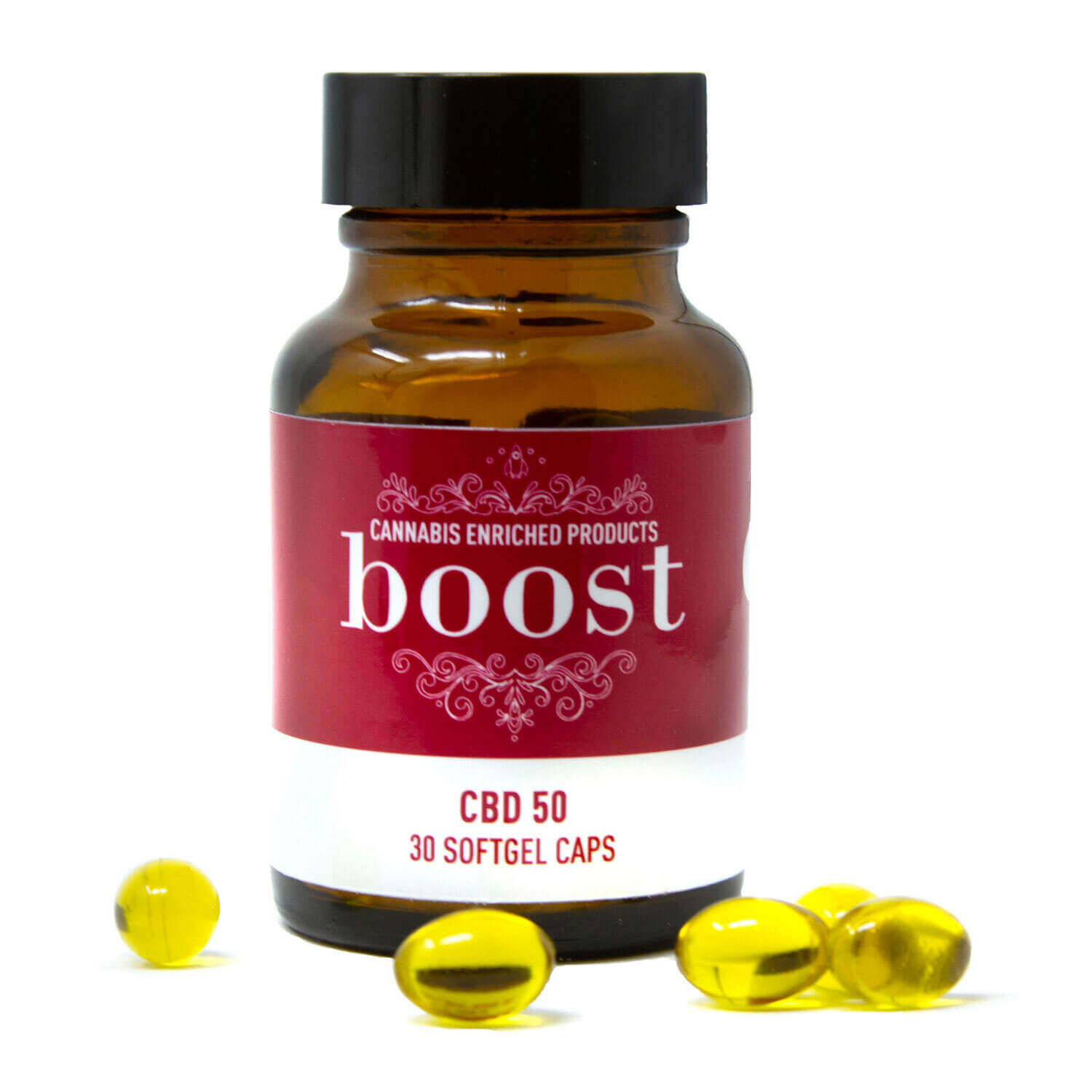 Boost Edibles 50mg CBD Gel Capsules