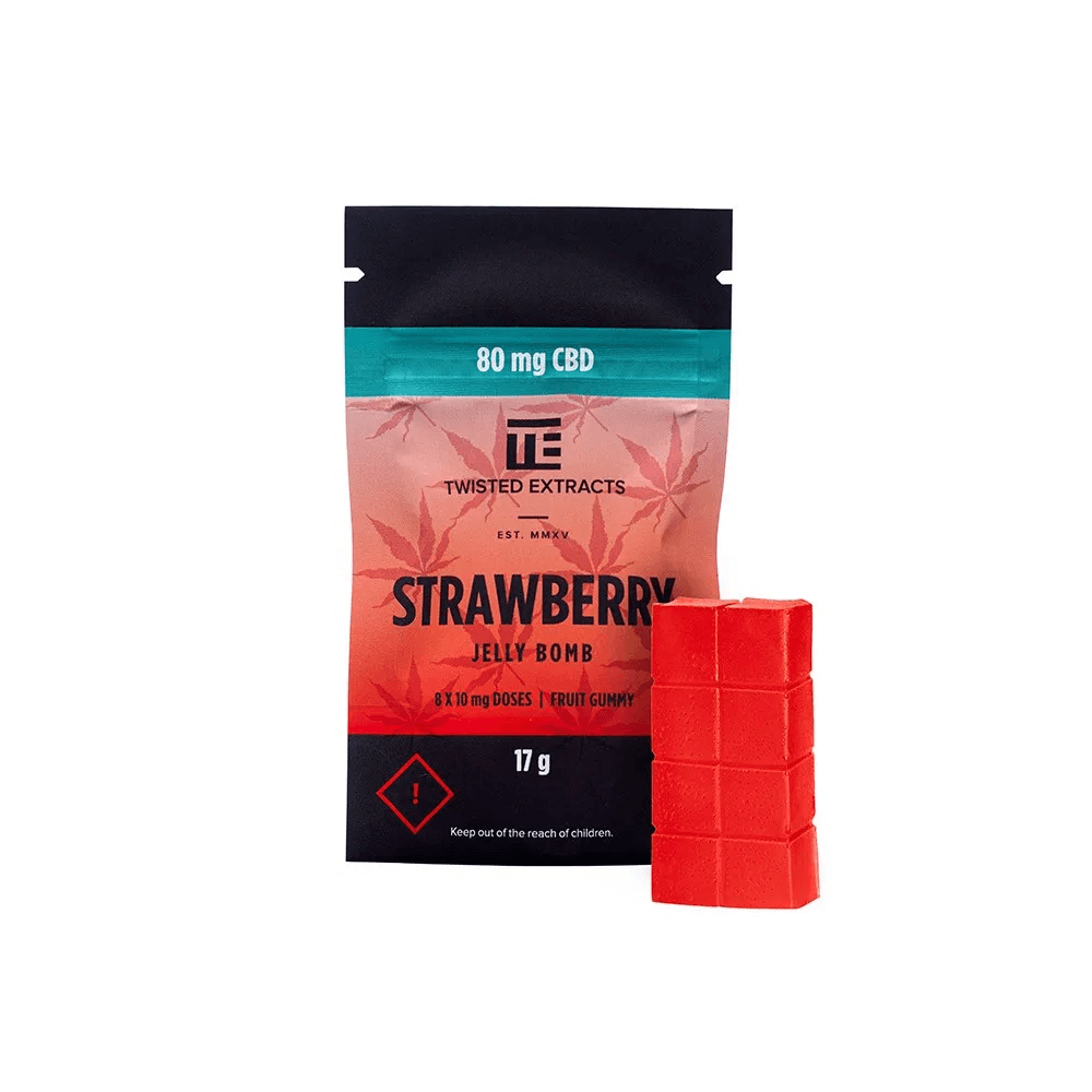 CBD Strawberry Jelly Bomb (Twisted Extracts)
