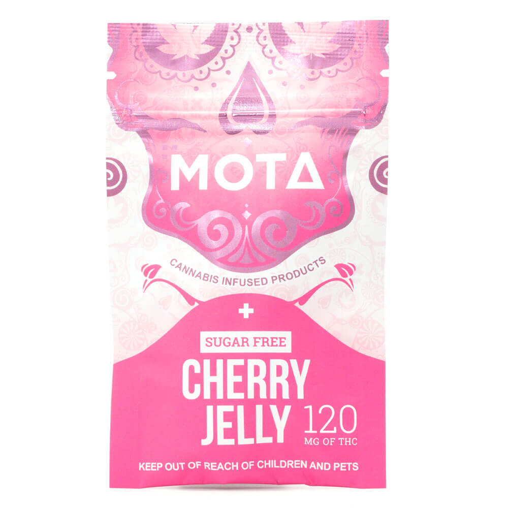 Cherry Sugar Free Jelly 120mg THC (Mota)