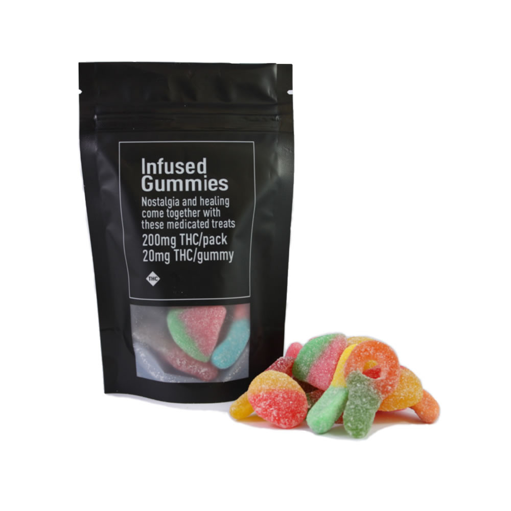 Custom 420 200mg Infused THC Gummies