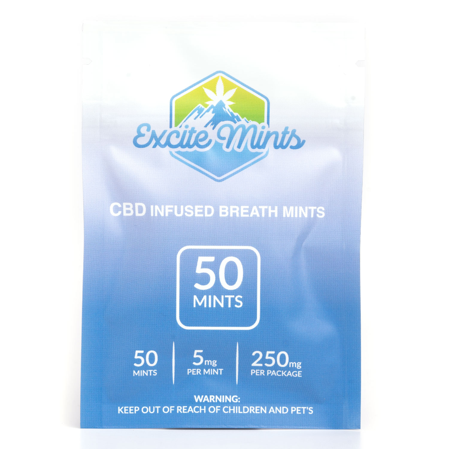 Excite Mints 250mg CBD Breath Mints