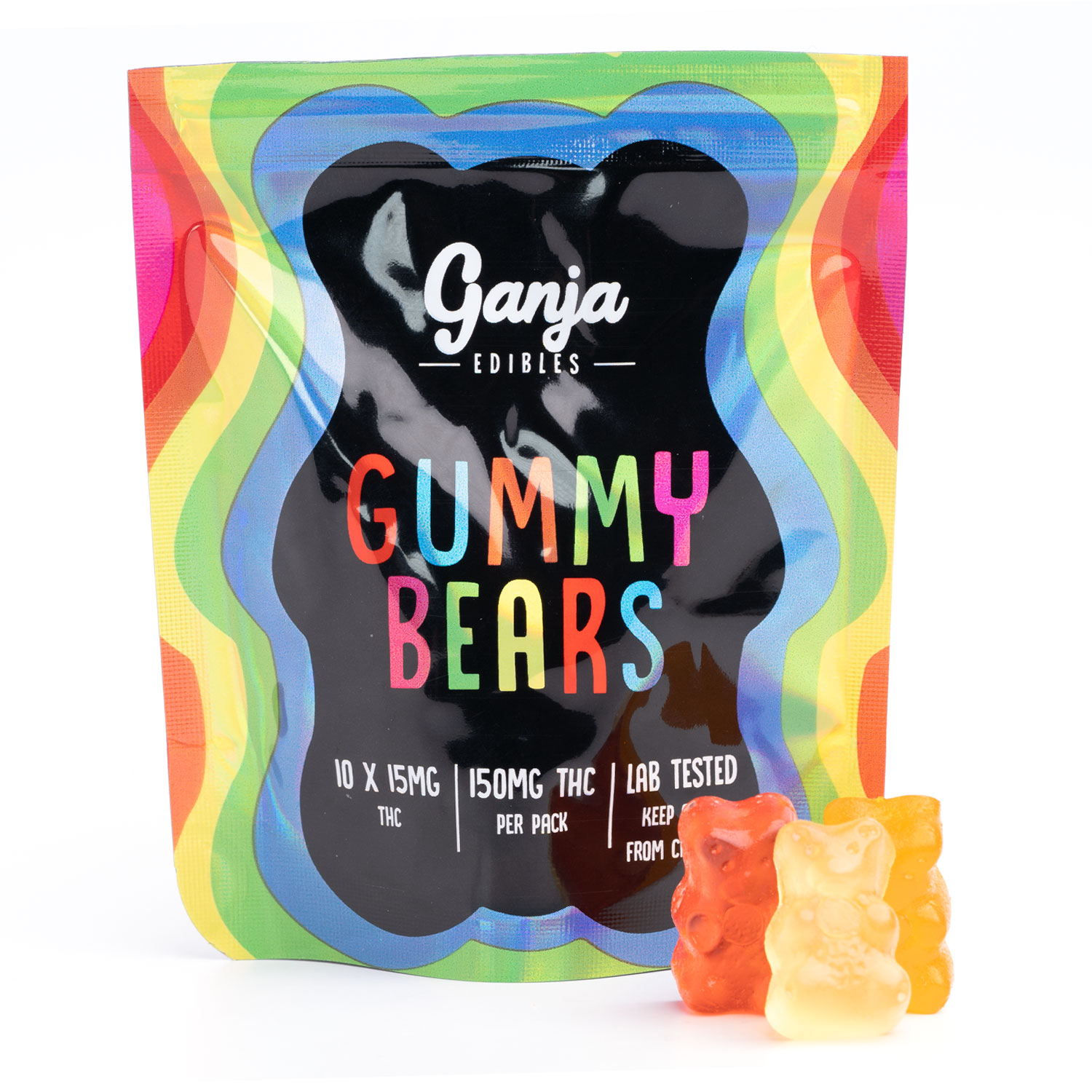 Ganja Edibles 150mg Exotic Ganja Bears