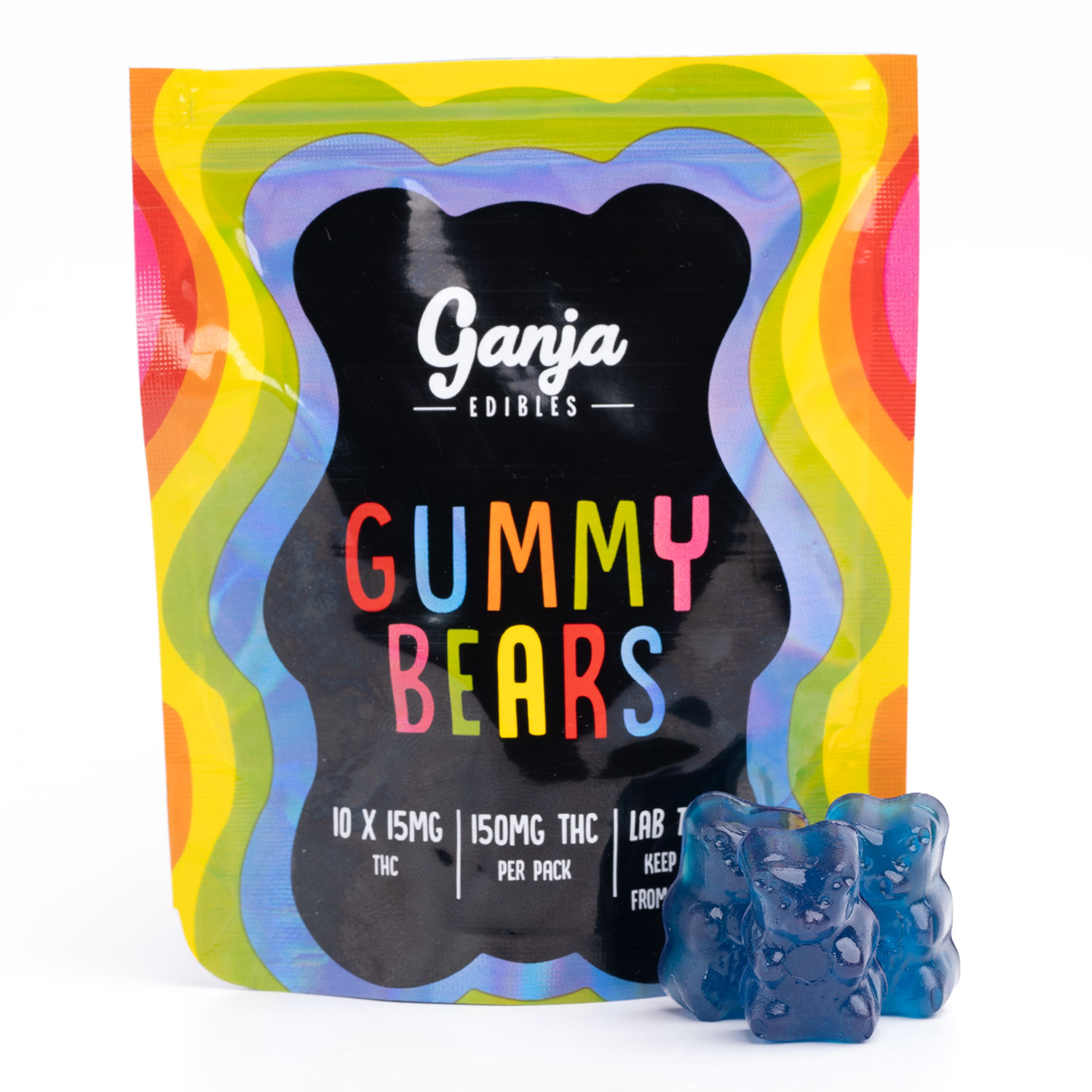 Ganja Edibles 150mg Ganja Bears