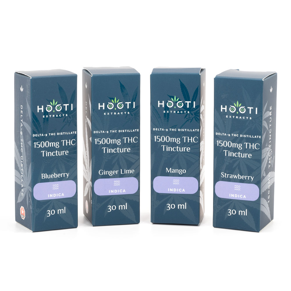 Hooti Extracts 1500mg THC Indica Tinctures