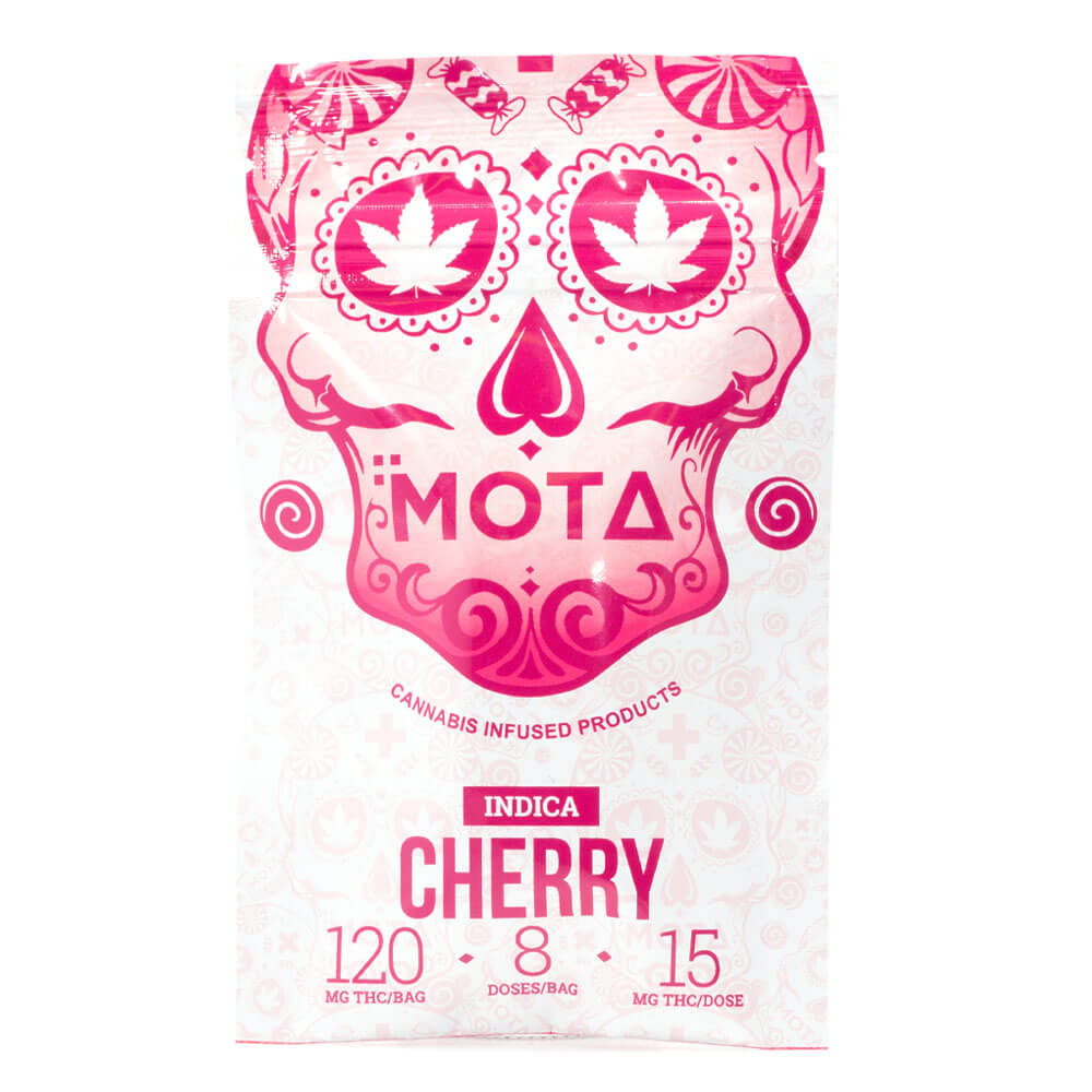 Indica Medicated Cherry Jelly 120mg THC (Mota)