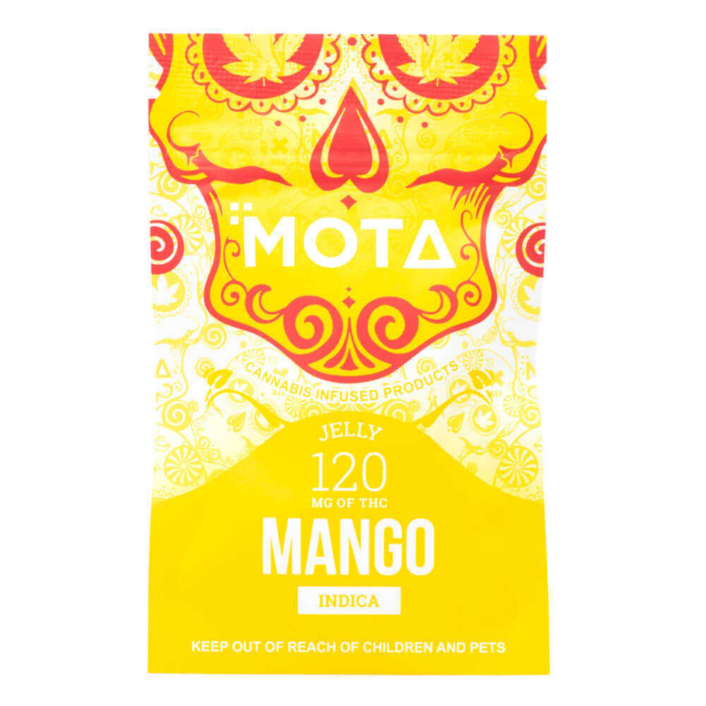 Indica Medicated Mango Jelly 120mg THC (Mota)