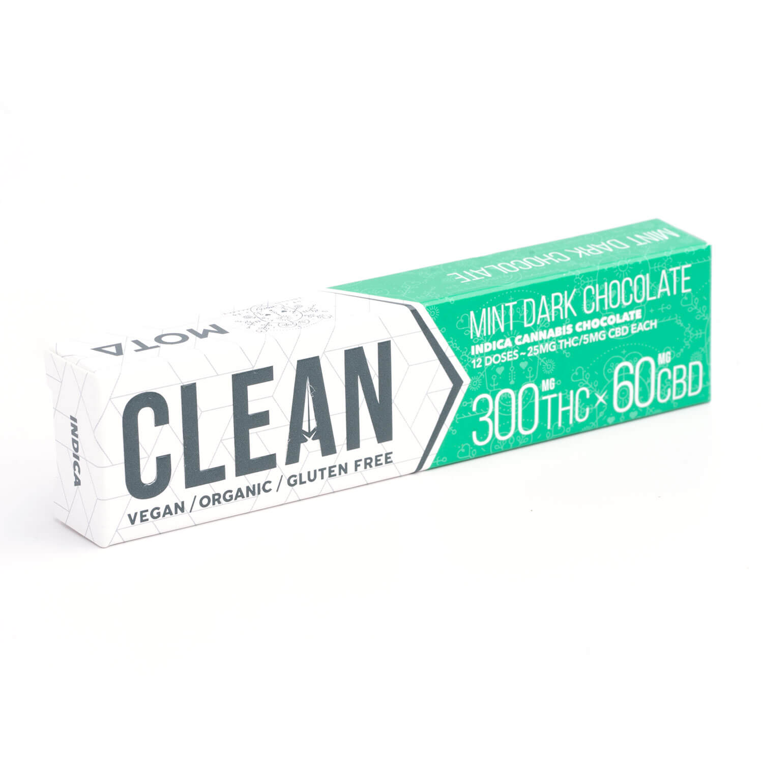 Indica Mint Dark Chocolate Vegan Bar (Mota)