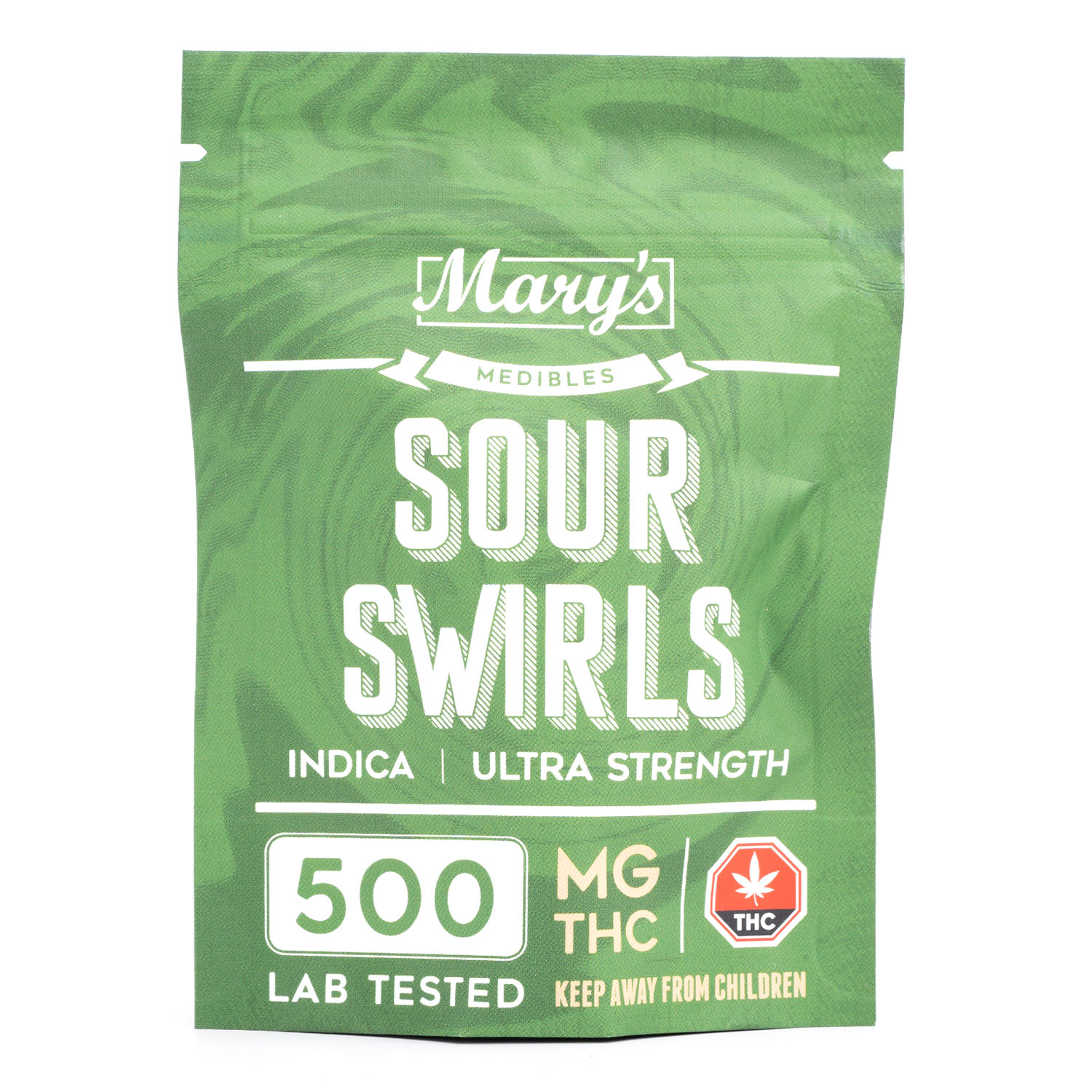 Mary's Edibles Indica Sour Swirls 500mg THC