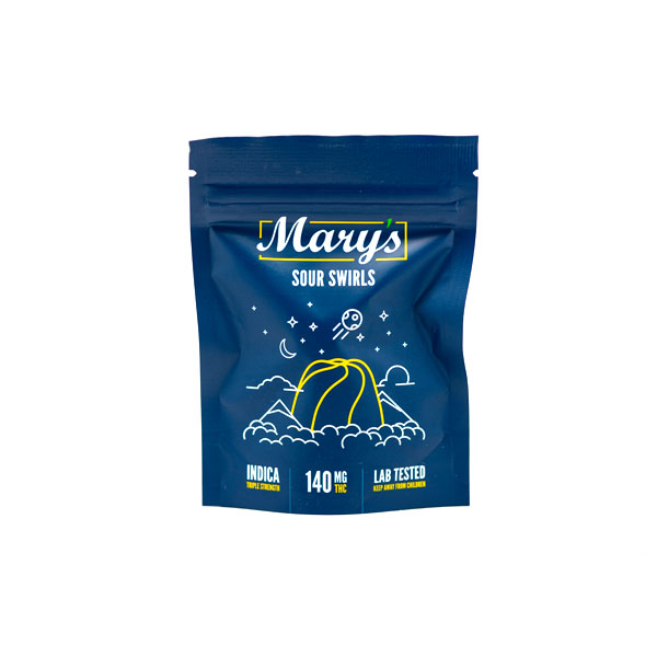 Mary's Edibles Sour Swirls 140mg