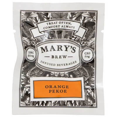 Medicated Tea Bags 60mg THC (Mary's Brew)