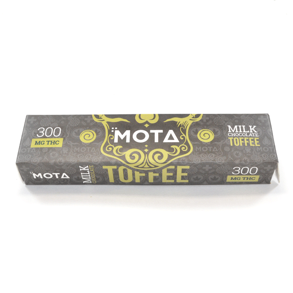 Mota 300mg Toffee Milk Chocolate Bar
