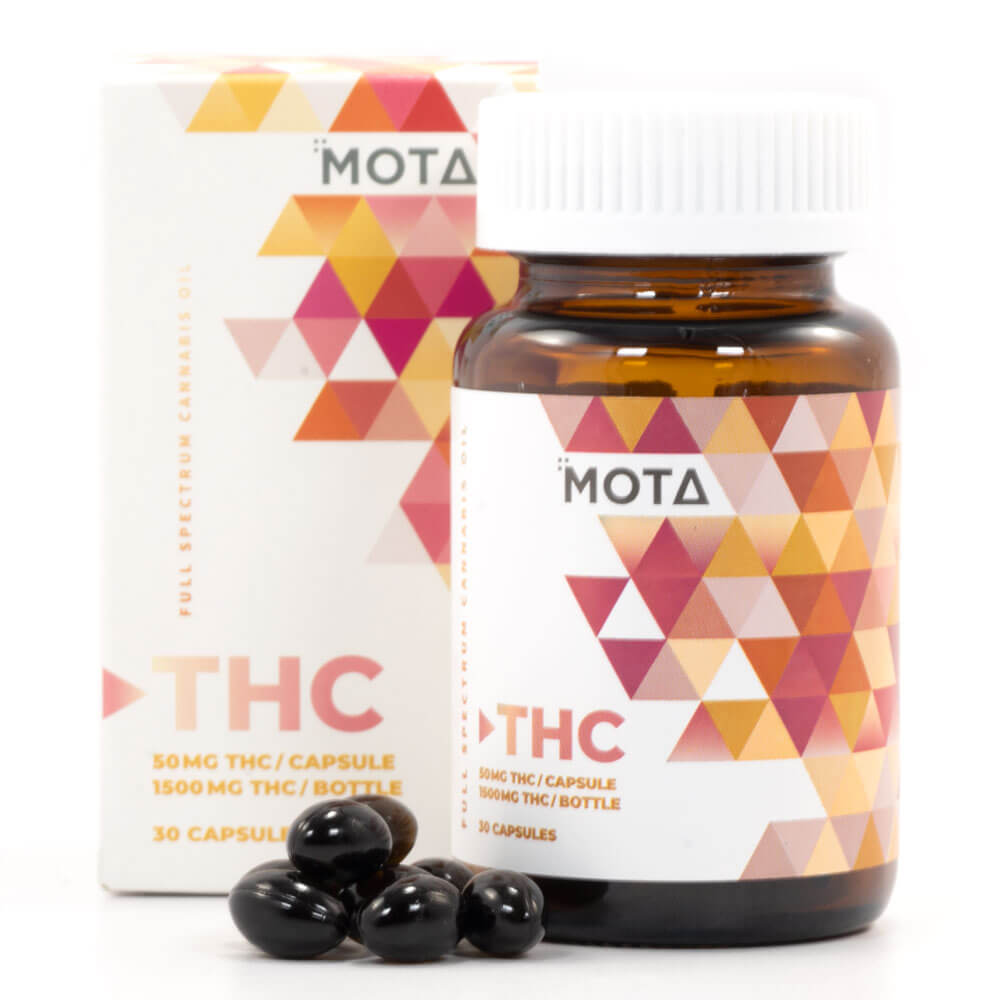 Mota 50mg THC Capsules