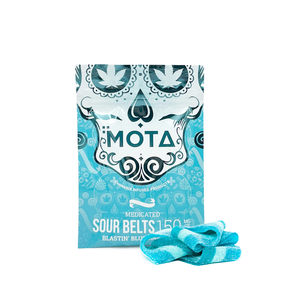 MOTA Blue Raspberry Sour Belts