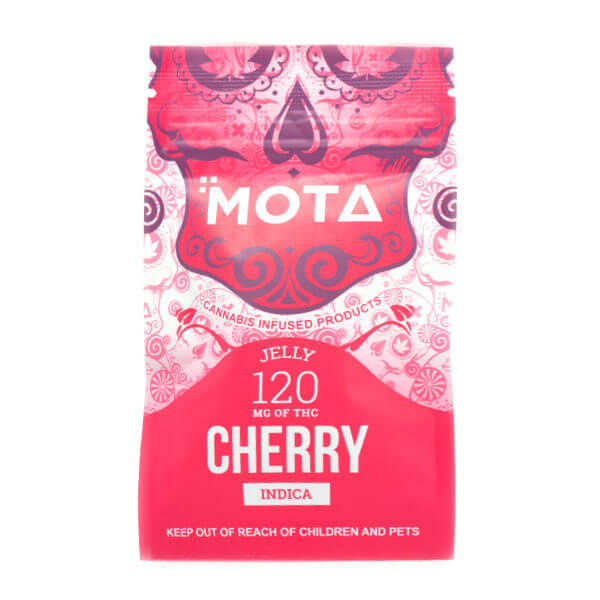 Mota Indica Medicated Cherry Jelly 120mg THC