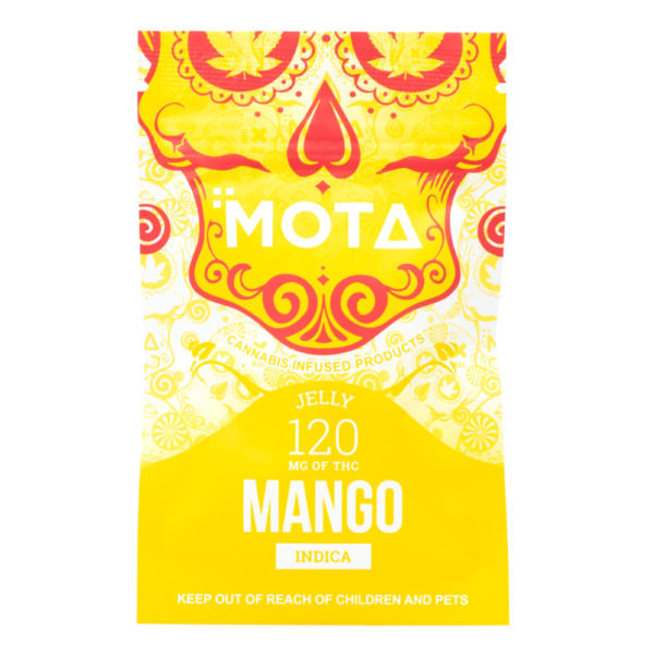 Mota Indica Medicated Mango Jelly 120mg THC