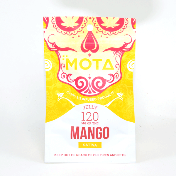 Mota Sativa Medicated Mango Jelly 120mg THC