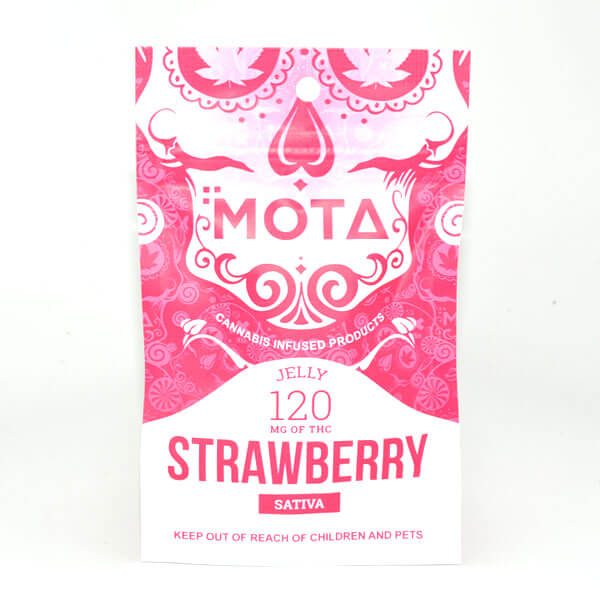 Mota Sativa Medicated Strawberry Jelly 120mg THC