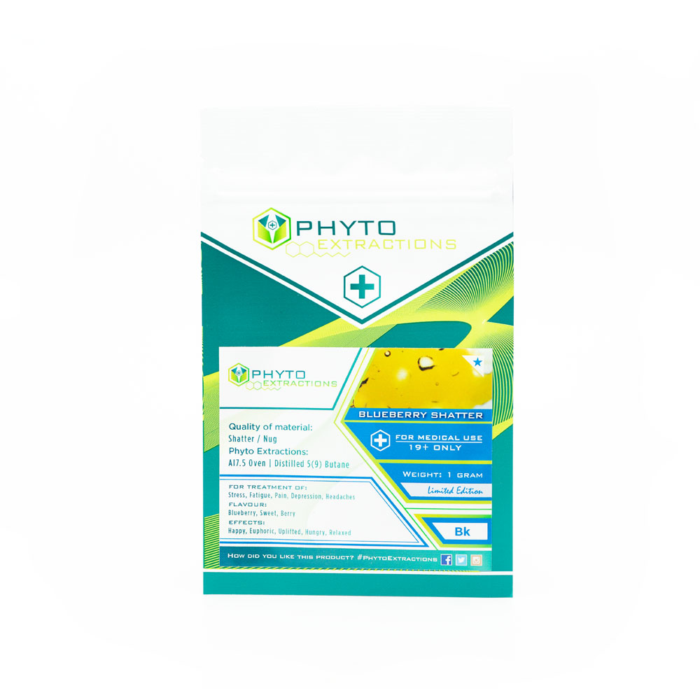 Phyto Extractions Blueberry Shatter
