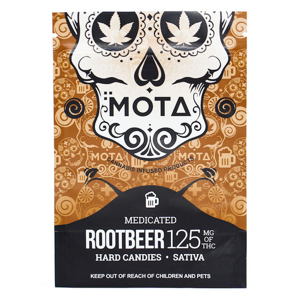 Root Beer Hard Candy 125mg THC (Mota)
