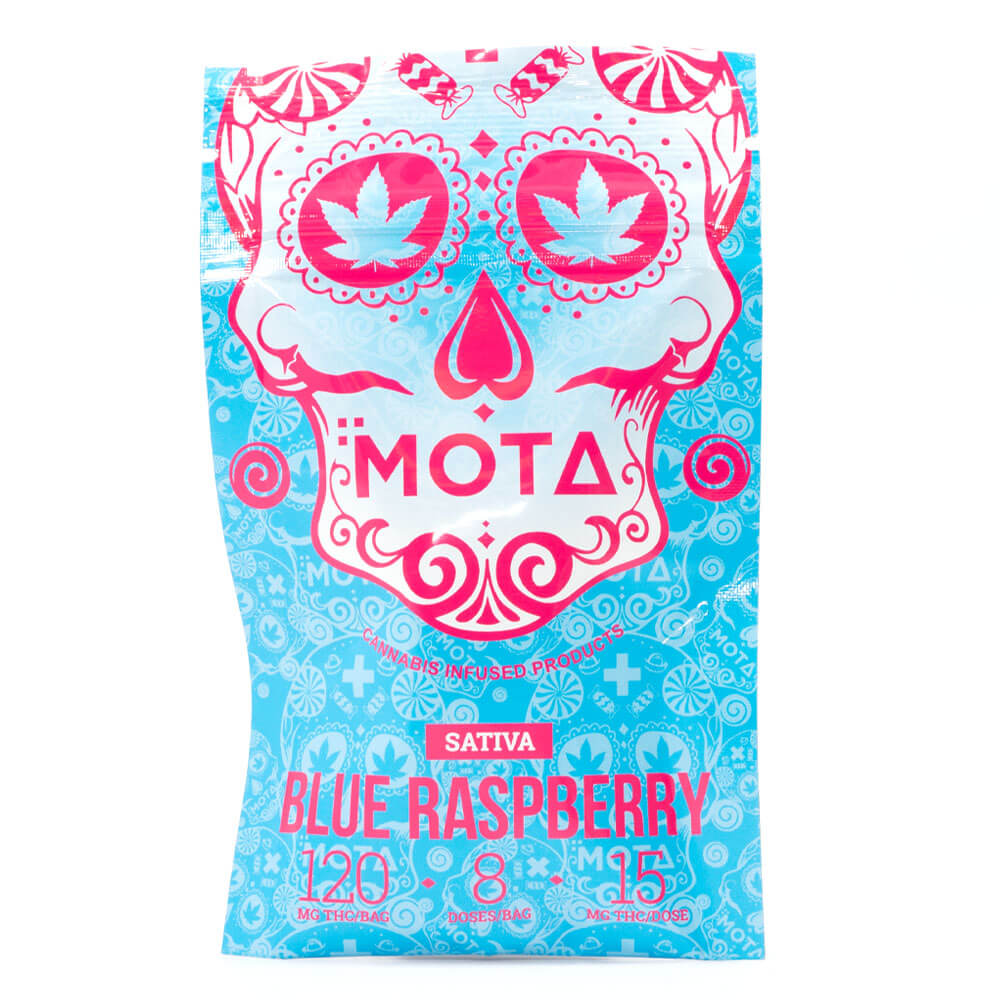 Sativa Medicated Blue Raspberry Jelly 120mg THC (Mota)