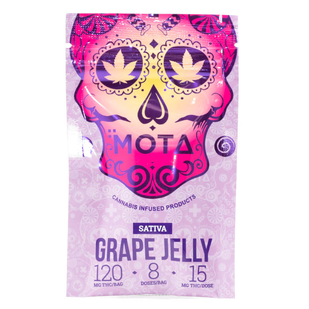 Sativa Medicated Grape Jelly 120mg THC (Mota)