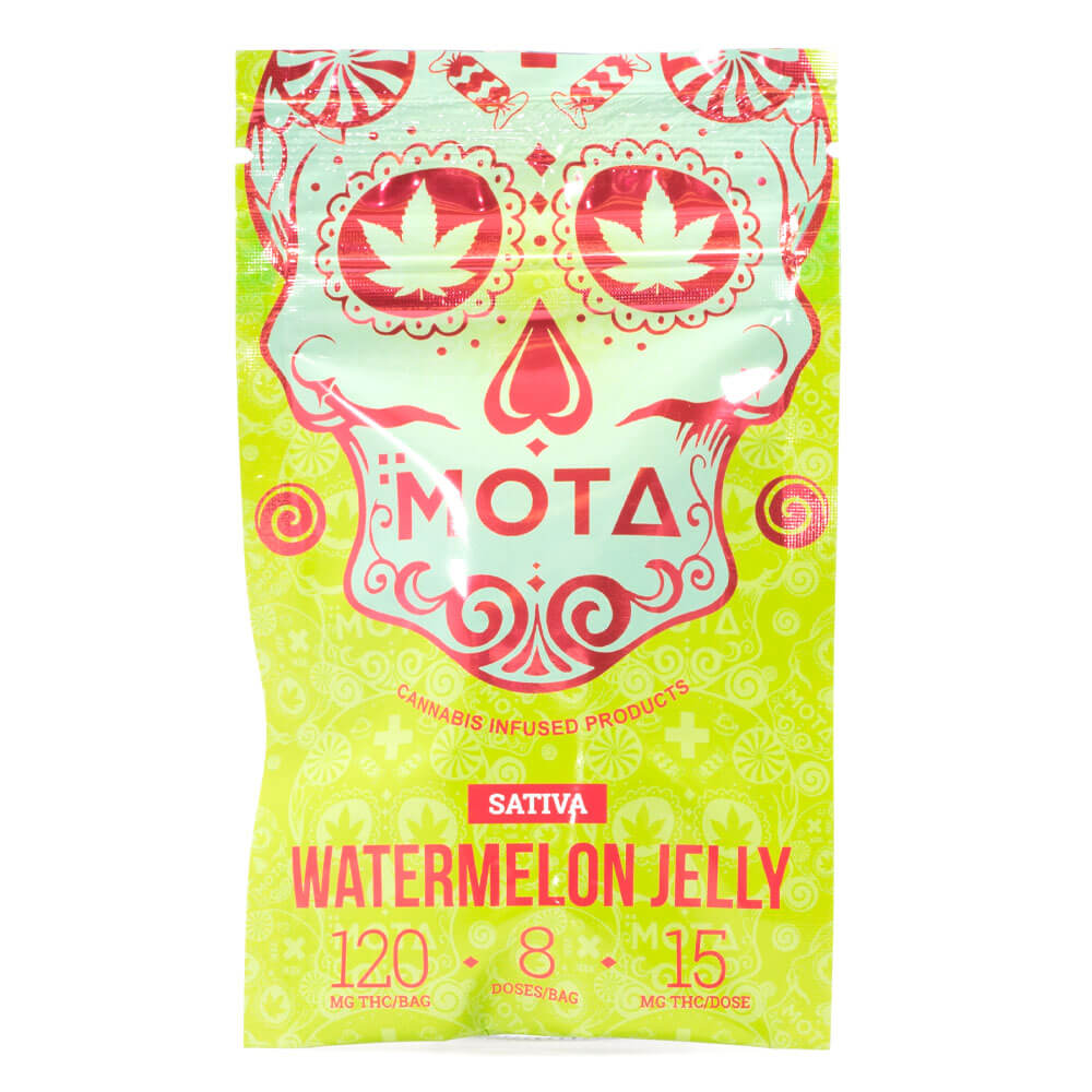 Sativa Medicated Watermelon Jelly 120mg THC (Mota)