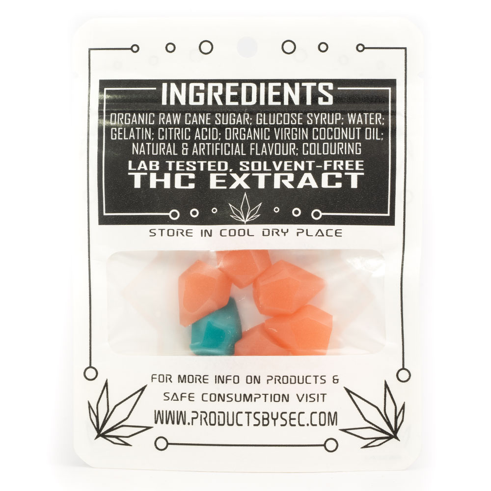 SeC Blue Raspberry Gemmies 35mg mg THC