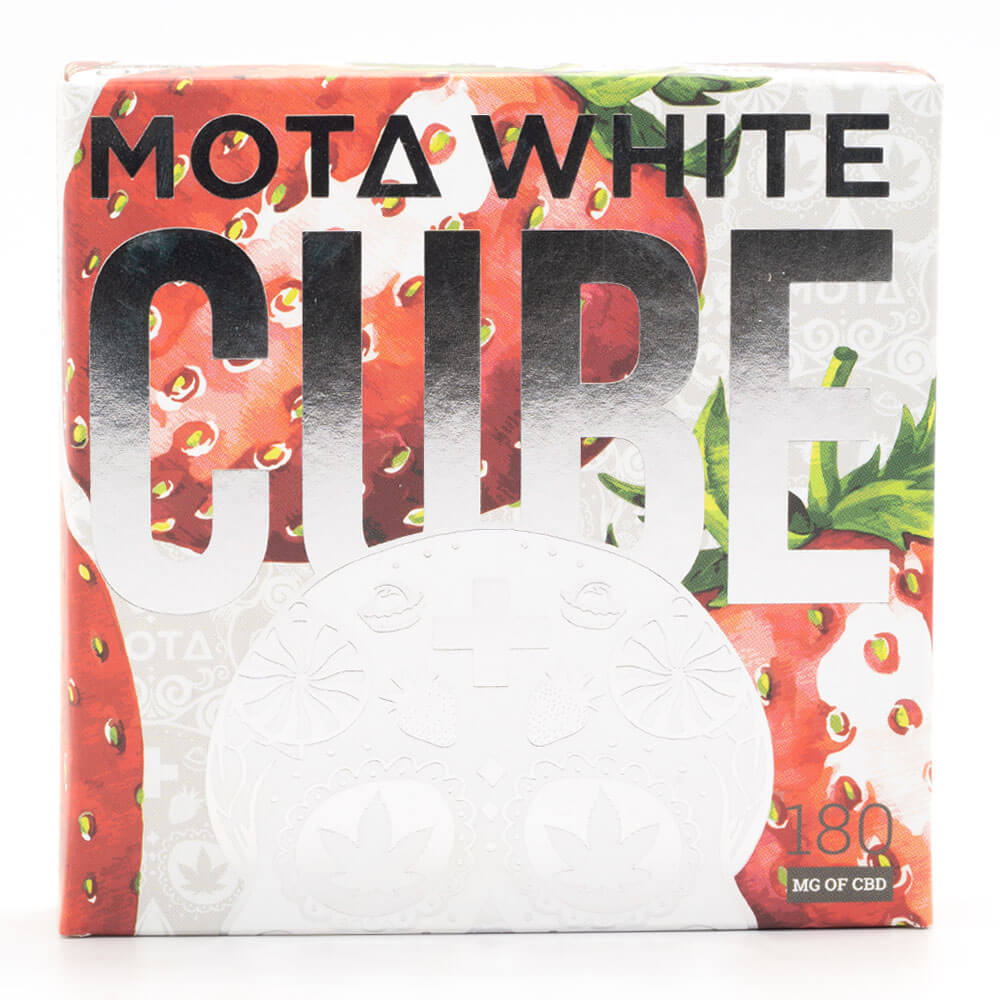 Strawberries and Cream White Cube 180mg CBD (Mota)