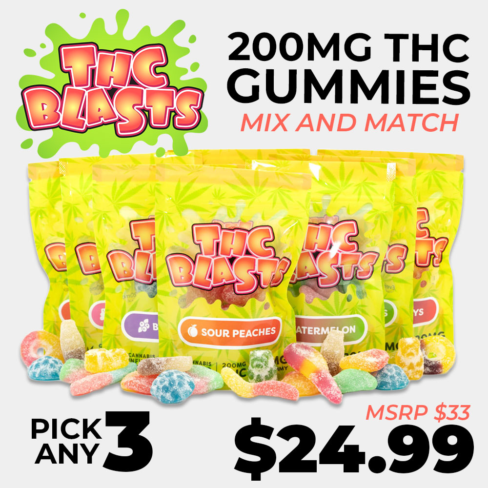 THC Blast Gummies Mix & Match