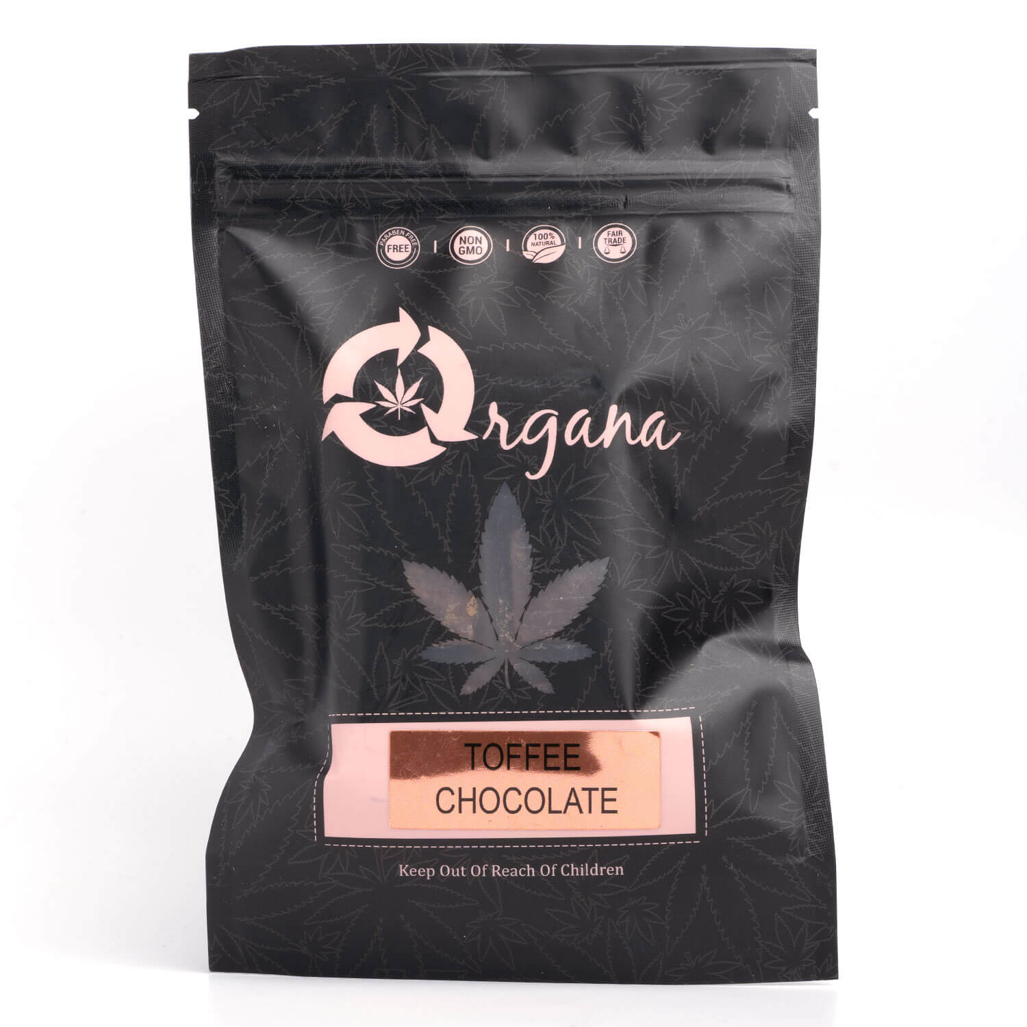 THC & CBD Toffee Chocolate Bar (Organa)