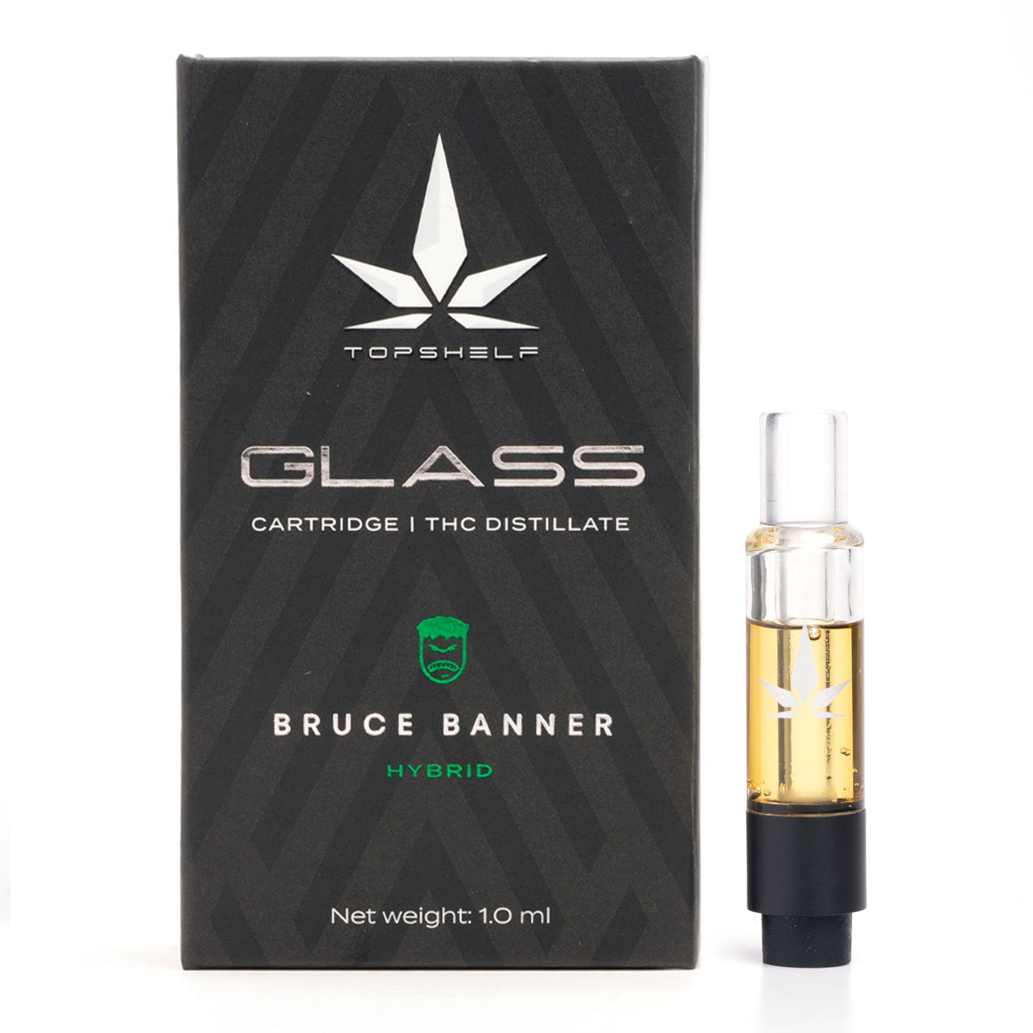 Top Shelf - Bruce Banner THC Glass Cartridge