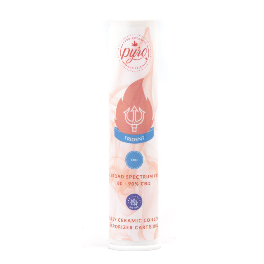 Trident CBD Distillate Ceramic Cartridge (Pyro Extracts)