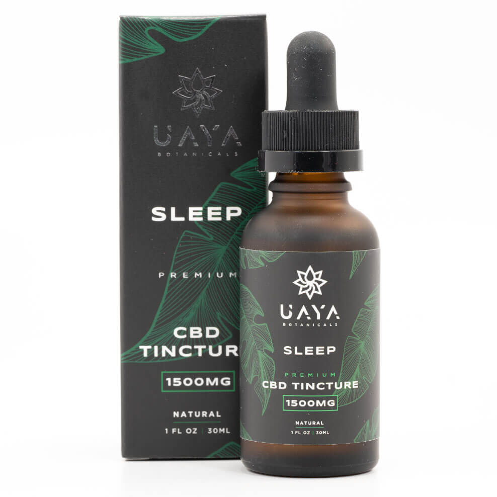 UAYA Botanicals 1500mg CBD Sleep Tincture